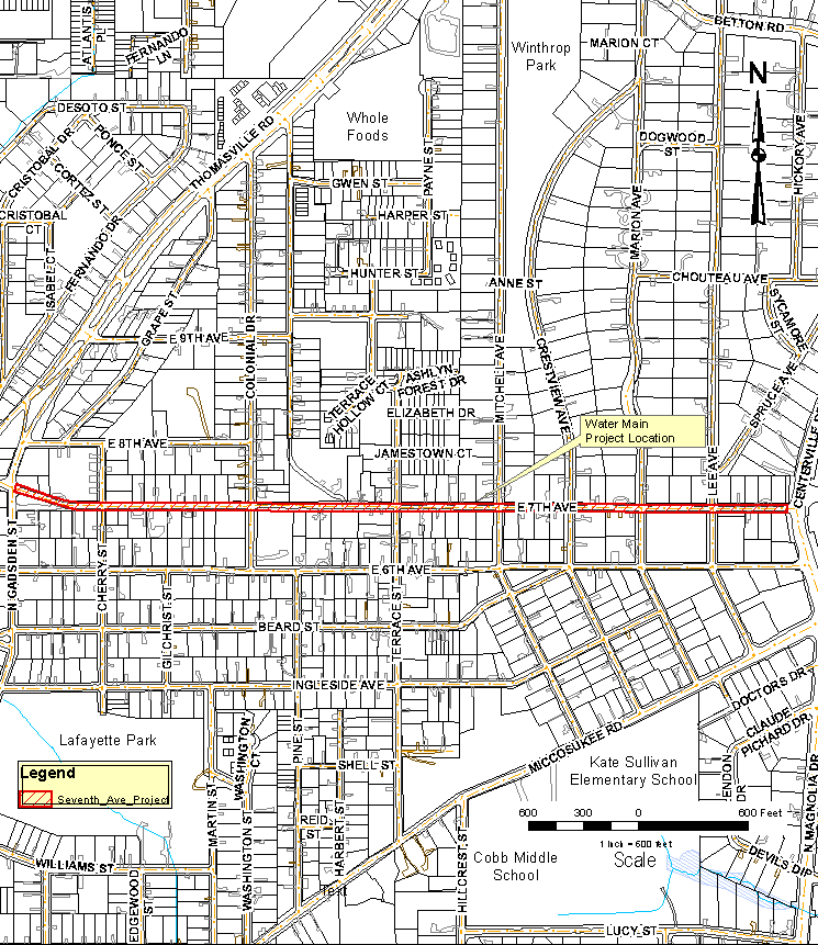 Map of the project